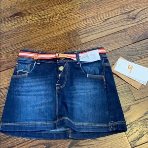 Denim girl skirt NWT